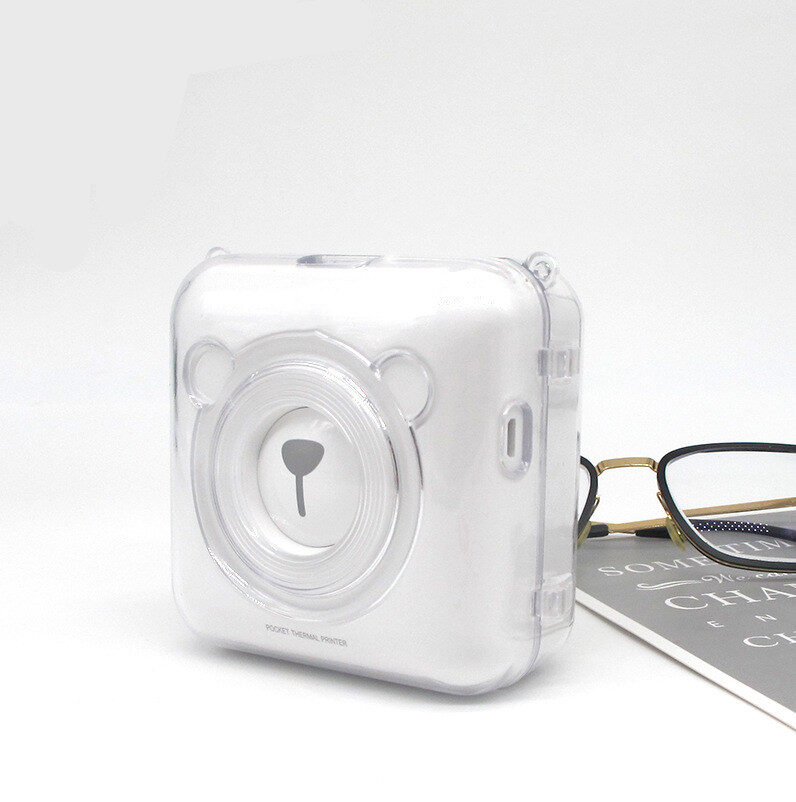 Crystal Protective Case Thermal Printer Colorful