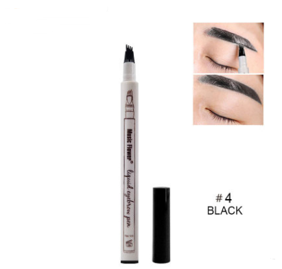 Three - or four-headed eyebrow pencils are waterproof