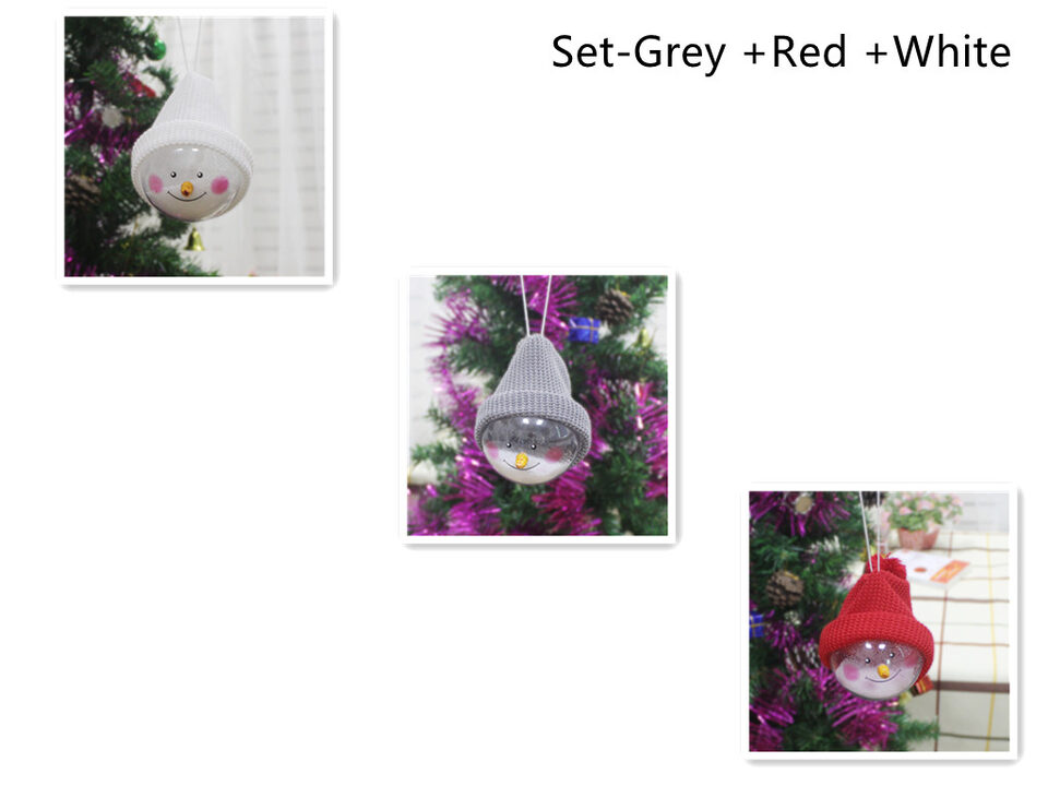 Christmas decorations creative Snowman children toys plastic Ball