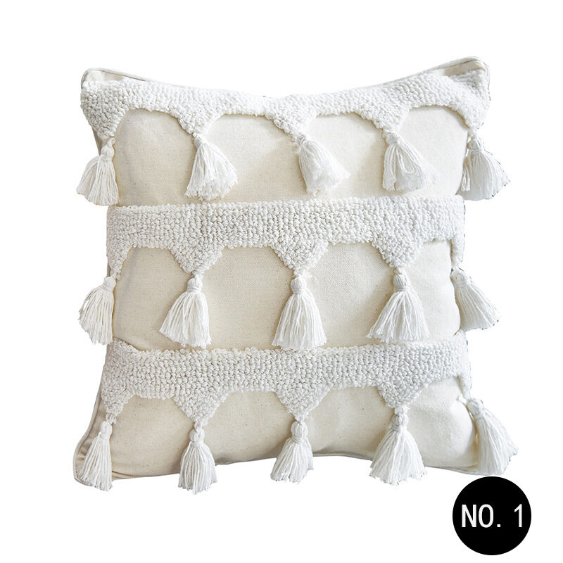 Nordic Throw Pillow Moroccan Tufted Simple Pillowcase