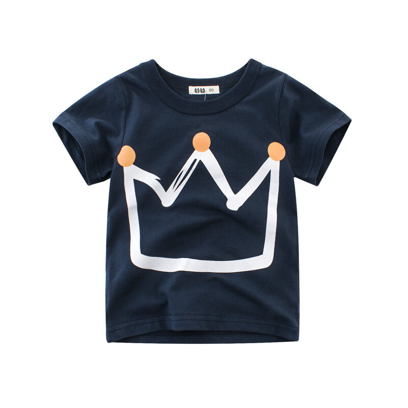 Summer New Boys' Short Sleeve T-shirt Children's