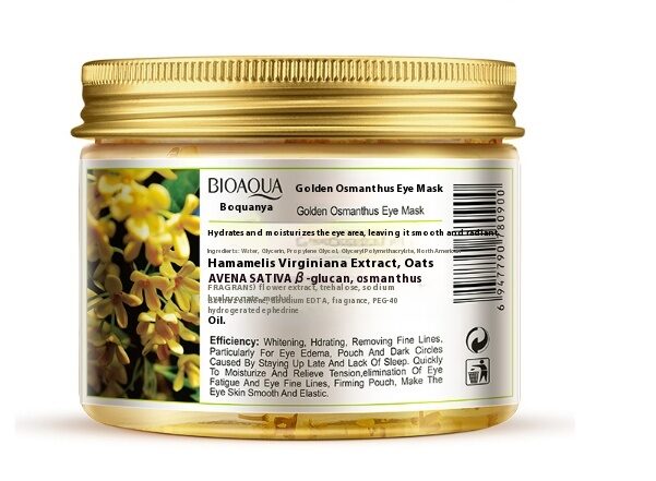 80 Pcs Bottle Gold Osmanthus Eye Mask Women