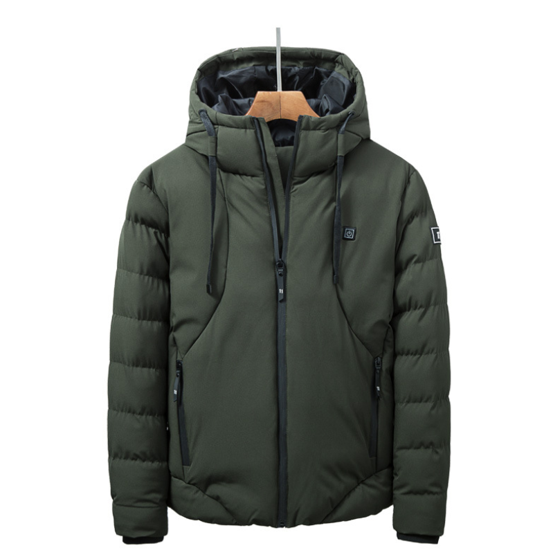 New Men Women Cotton Coat USB Smart Electric