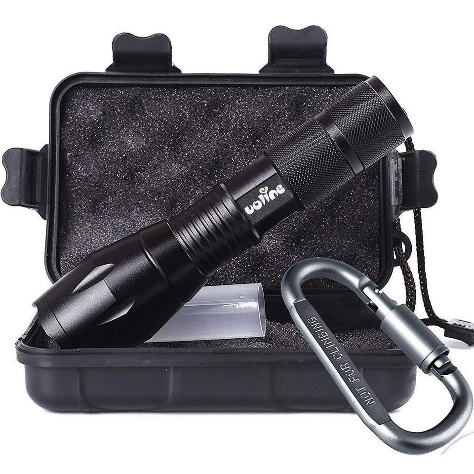 Tactical Portable LED Flashlight 1000 Lumens with 5