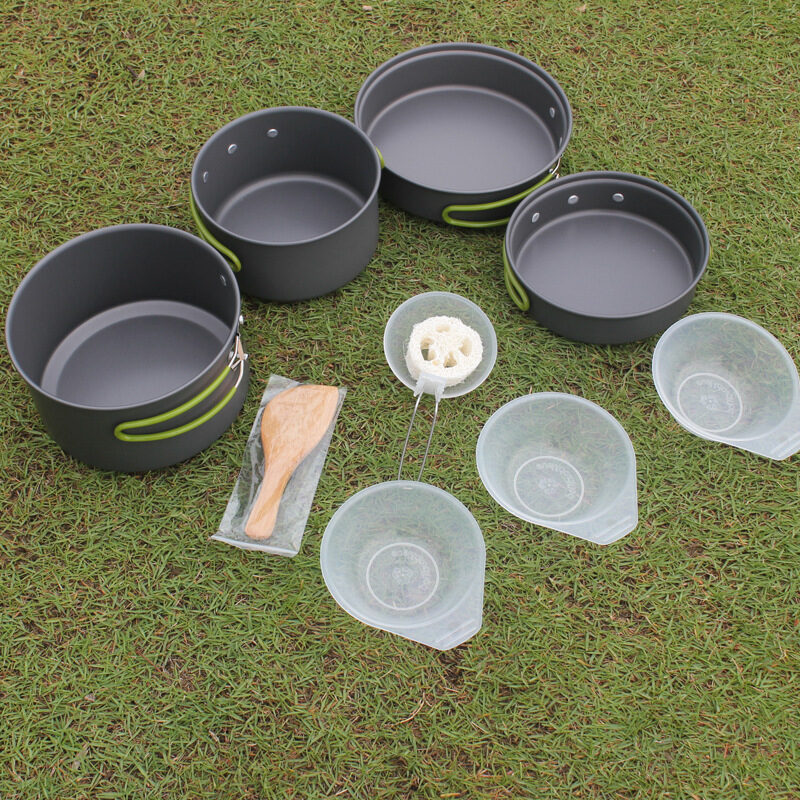 Outdoor Portable Cookware Camping Hiking Picnic Non-stick Cooking