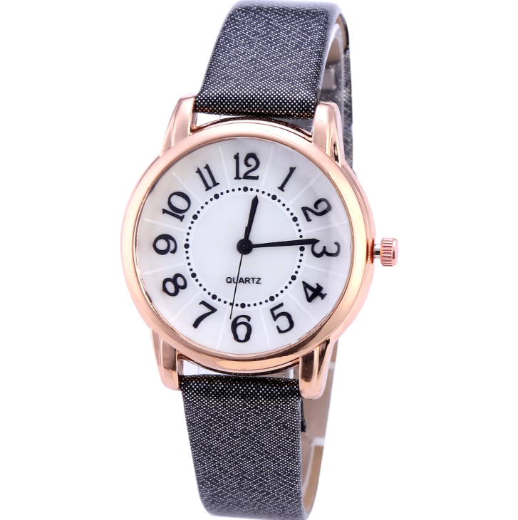 Women Simple Dial Wristwatches Casual Fashion Luxury Leather