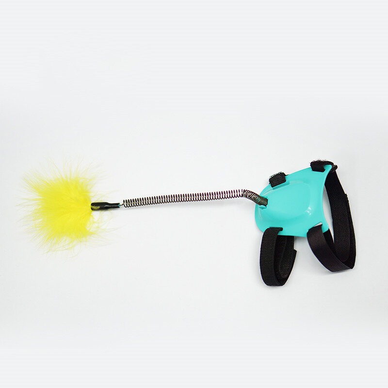 Cat Toy Funny Stick with Strong Feathers