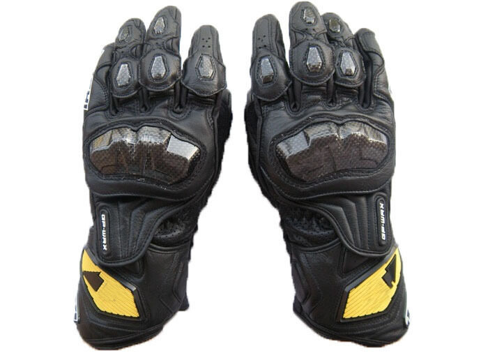 Motorcycle racing gloves rider