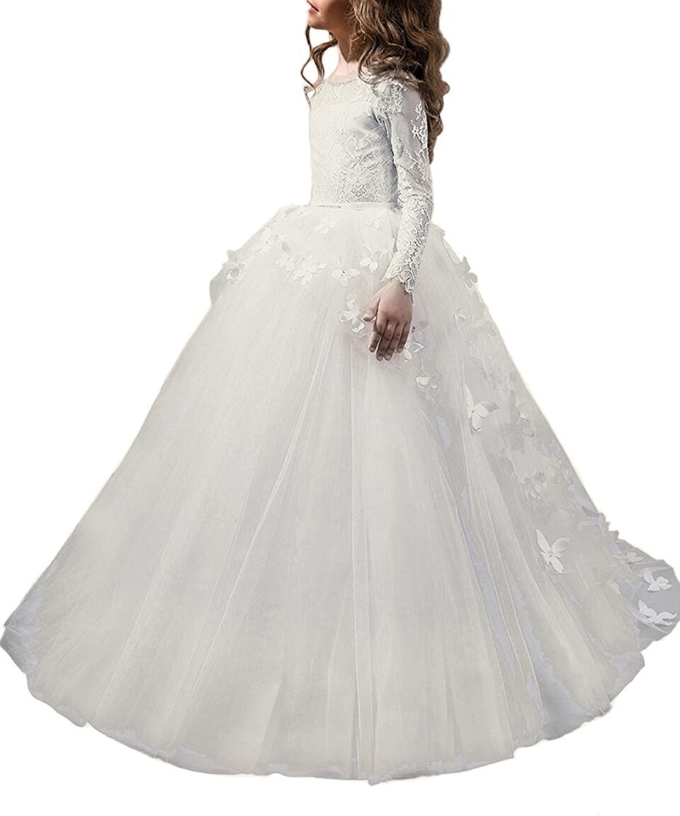 Princess dress flower girl evening