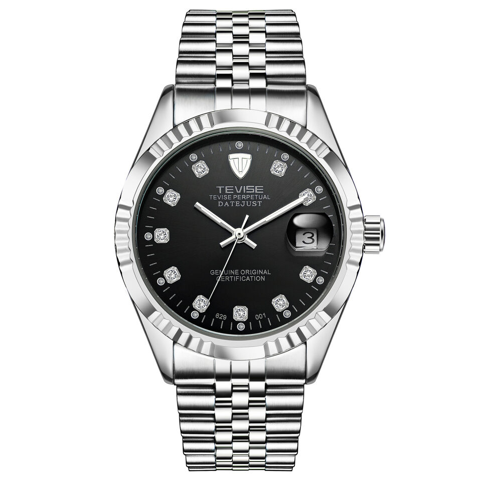 Detective Explosion Calendar Mens Watch Business Mechanical Automatic