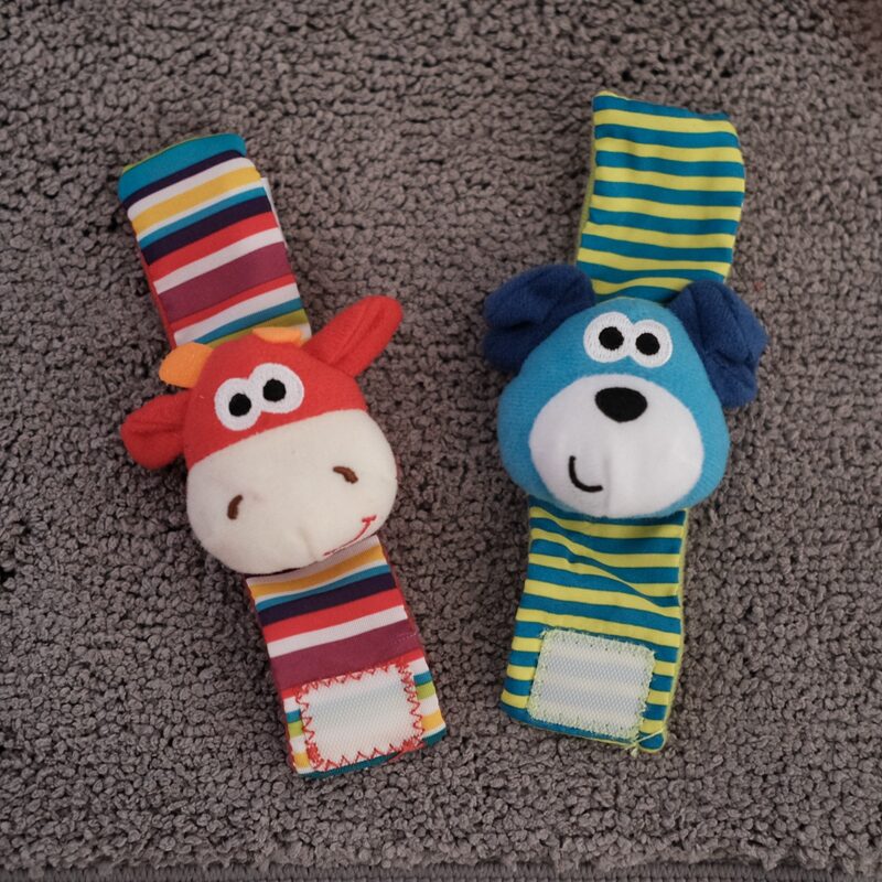 0-12 Months Soft Animal Rattle Infant Newborn Plush