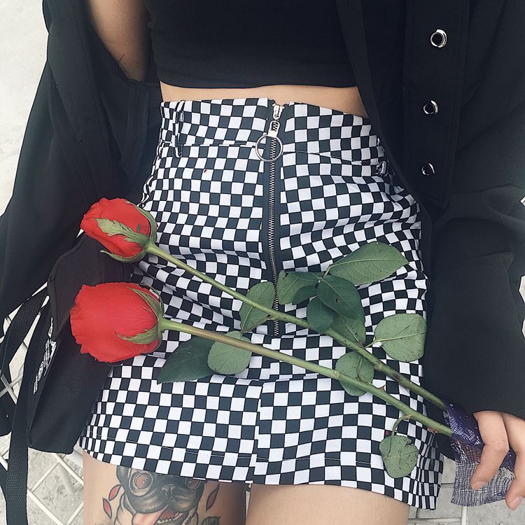 Jupe Damier