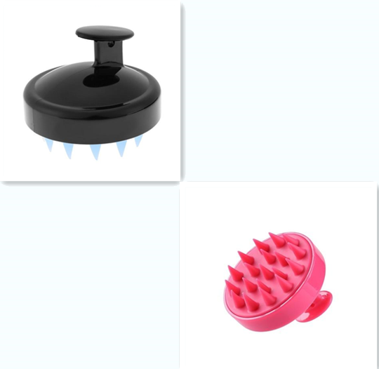 Silicone Shampoo Brush Massage Scalp Hair