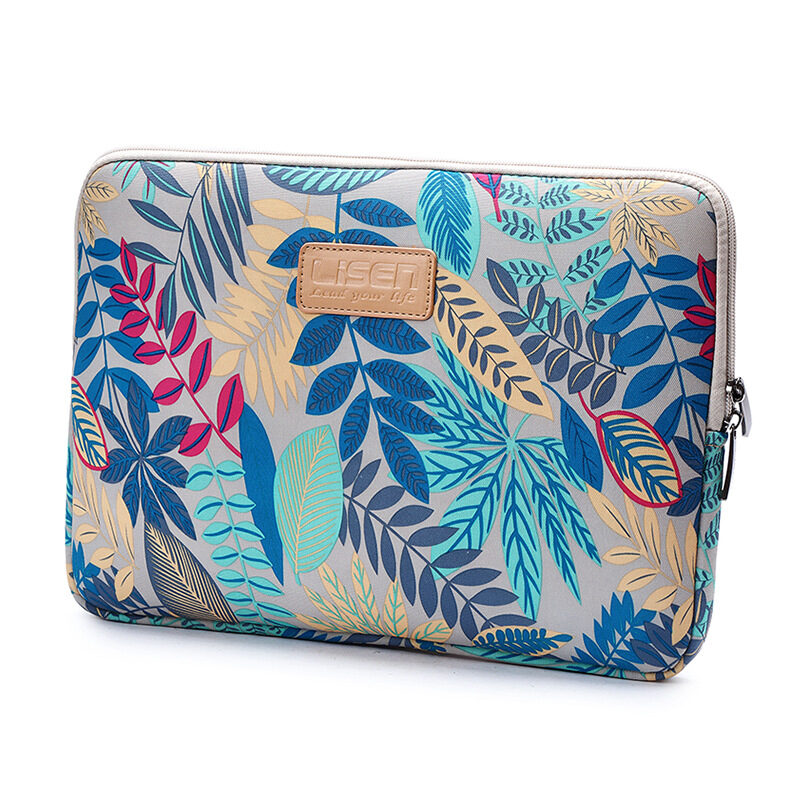 Lisen Colorful Leaf Notebook Sleeve Bag Inch 15.6