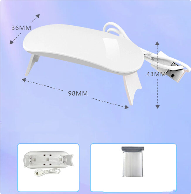 Light Therapy Machine USB Nail LED Portable 6W