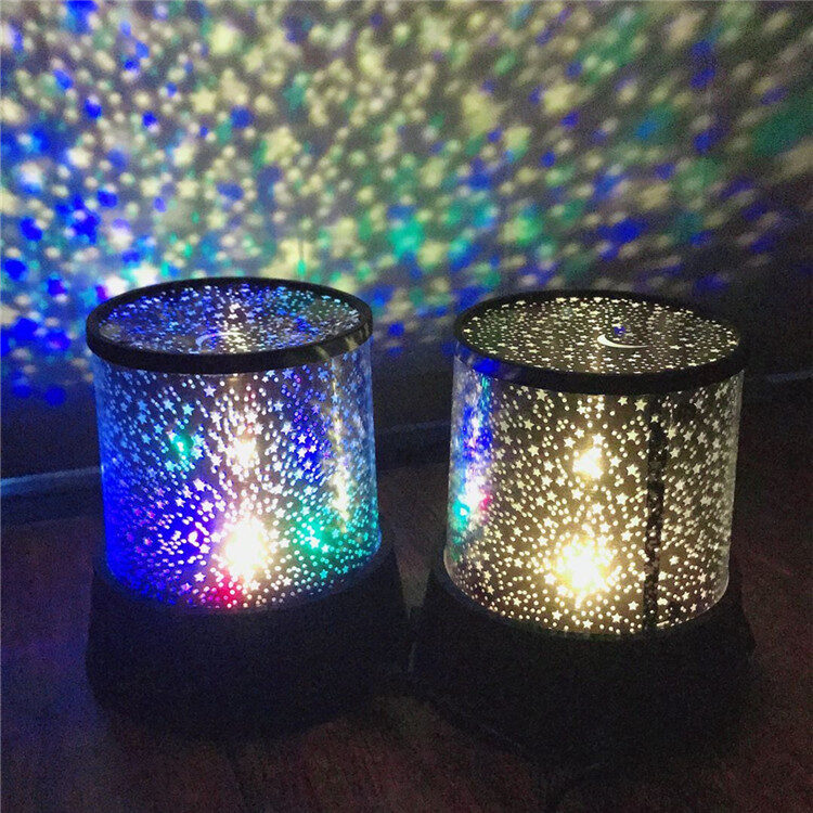 LED Night Light Projector Lamp Colorful Star (Random