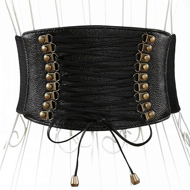 European and American super wide waist women fashion