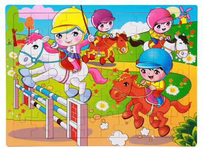 80PCS wooden educational toys development baby kids training