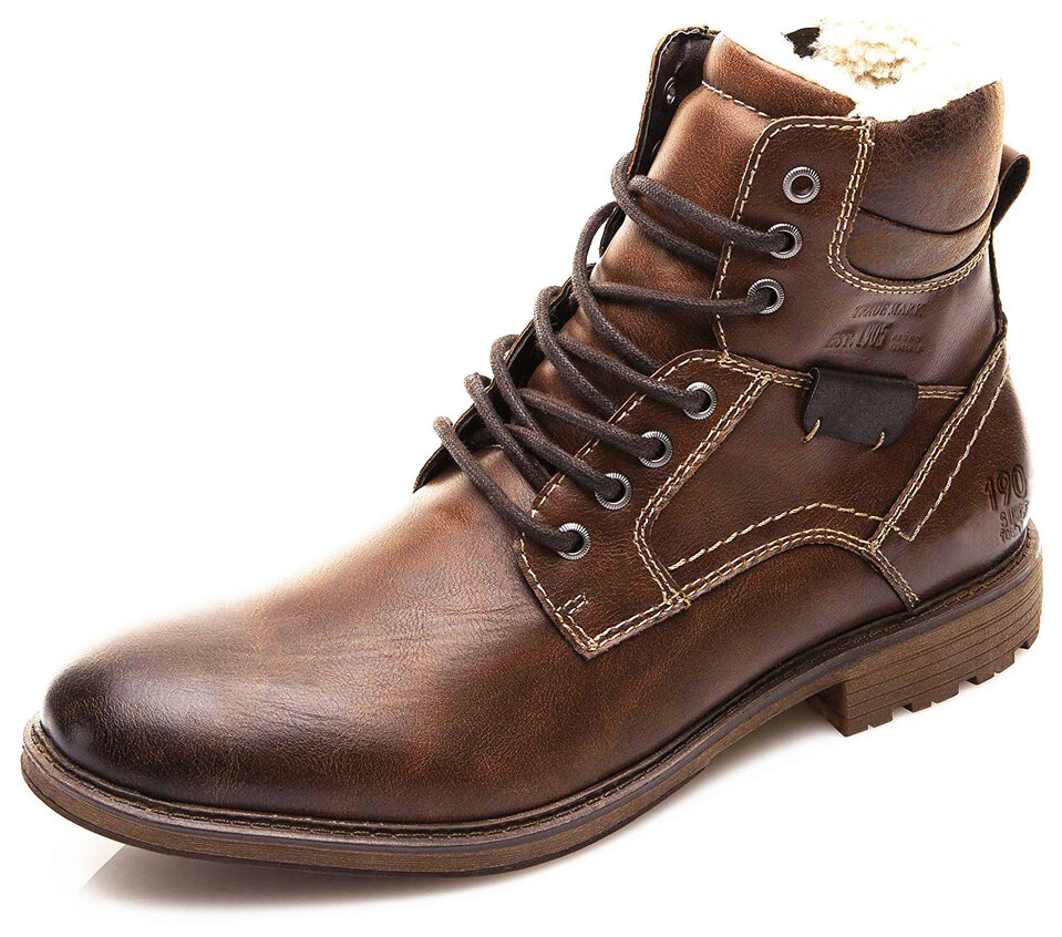winter men warm shoes martin boots snow