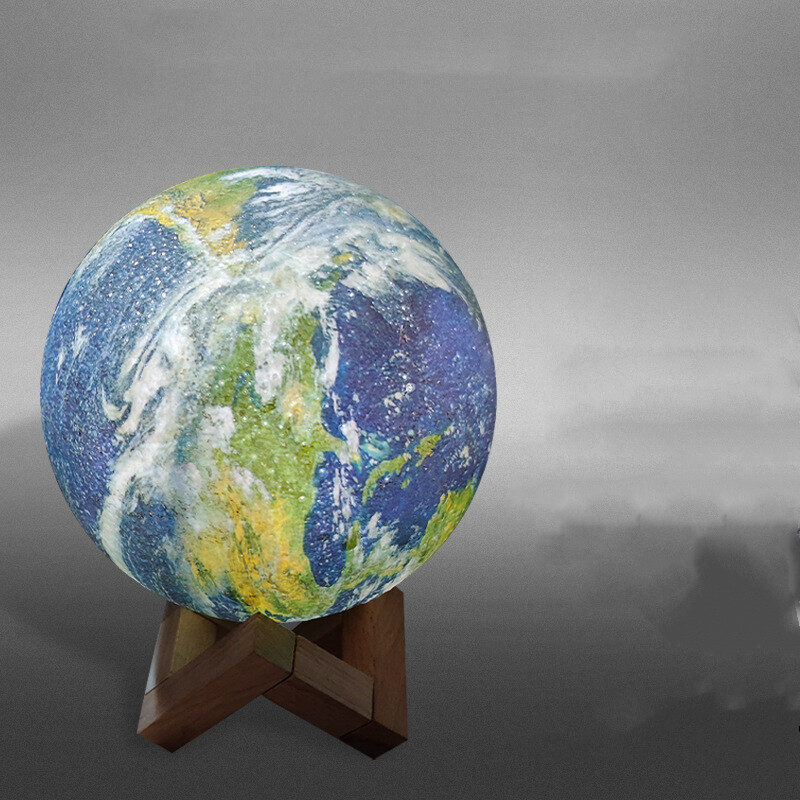 3D Print Lamp Moon Earth