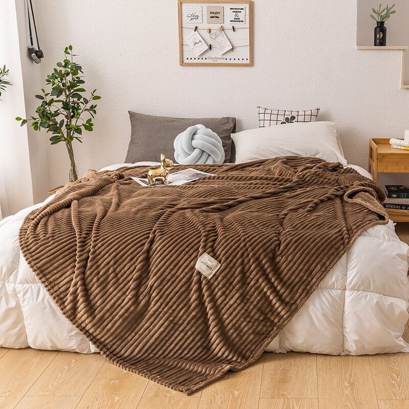 Single layer blanket milk fleece