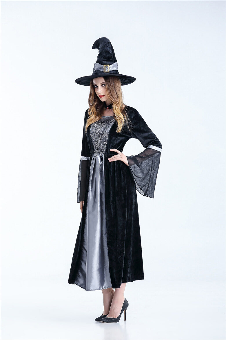 Women Scary Witch Costumes Sorceress Cosplay Costume