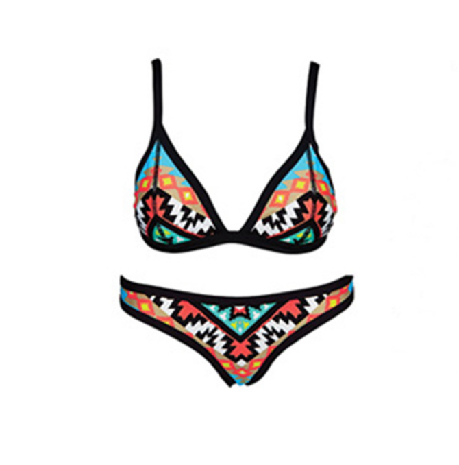 Brazilian bikini swimsuit women swimwear for geometric maillots