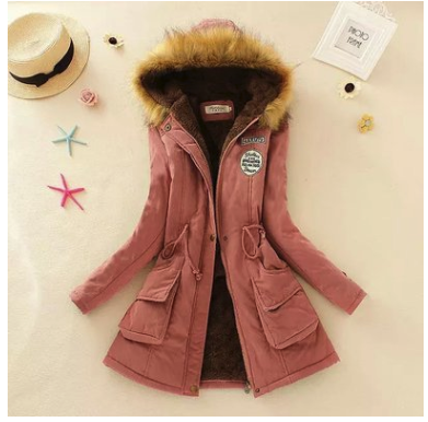 Thick Winter Jacket Women Large Size Long Section