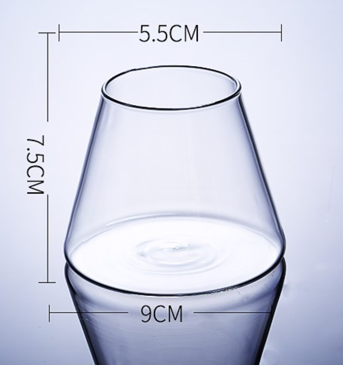 Glass cocktail wine