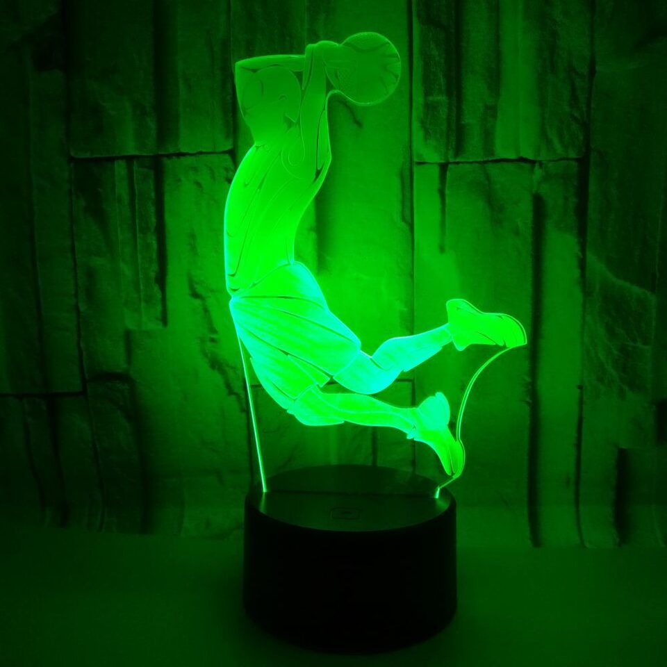 Shooting 3D night light smart home decoration LED