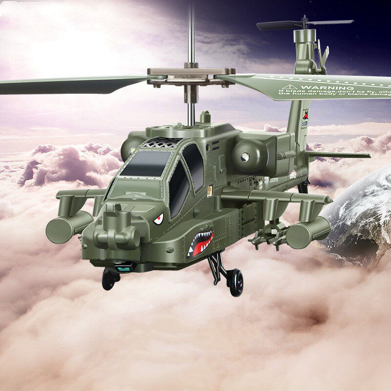 Fighter anti-fall remote control helicopter drone Apache aircraft