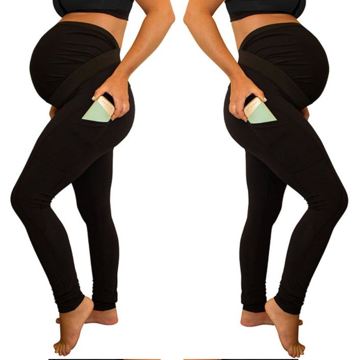 pure color panel long and high waist side