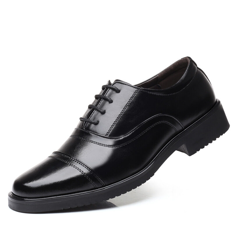 Men's triple joint leather shoes