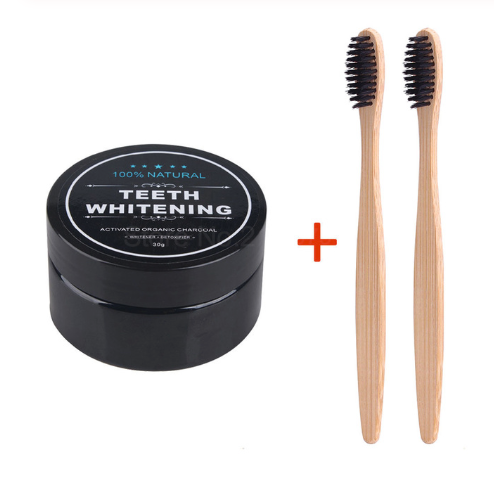 Charcoal Teeth Whitening Powder Activated Coconut Oral Hygiene