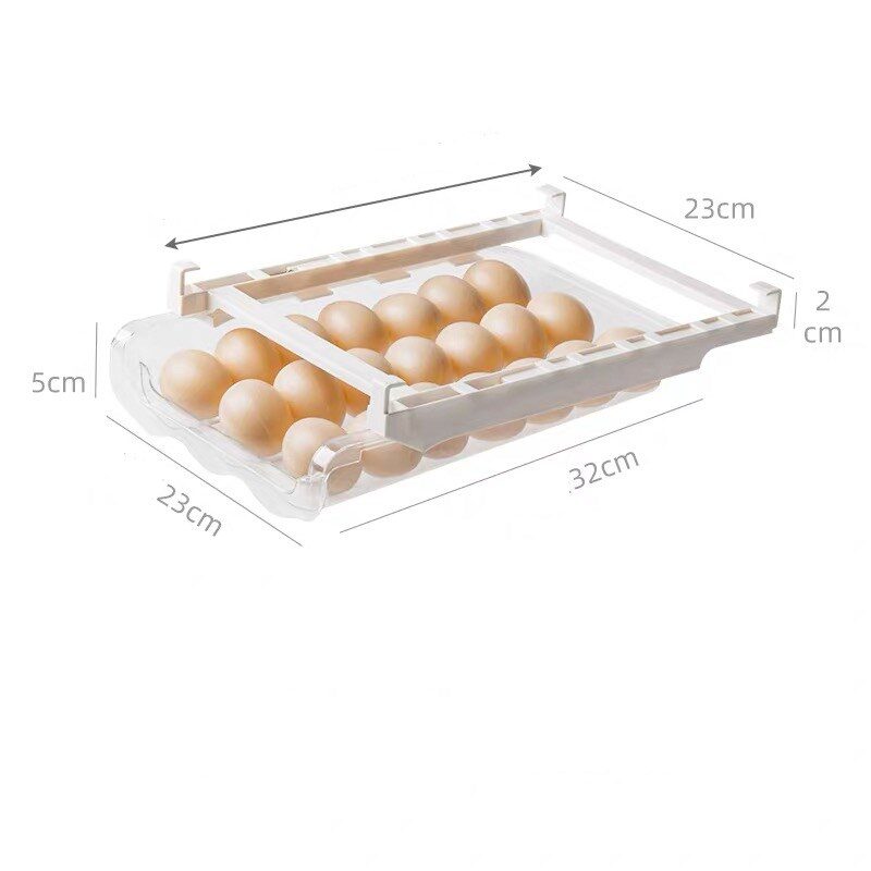 Kitchen Organizer Adjustable Refrigerator Storage Rack Fridge Freezer