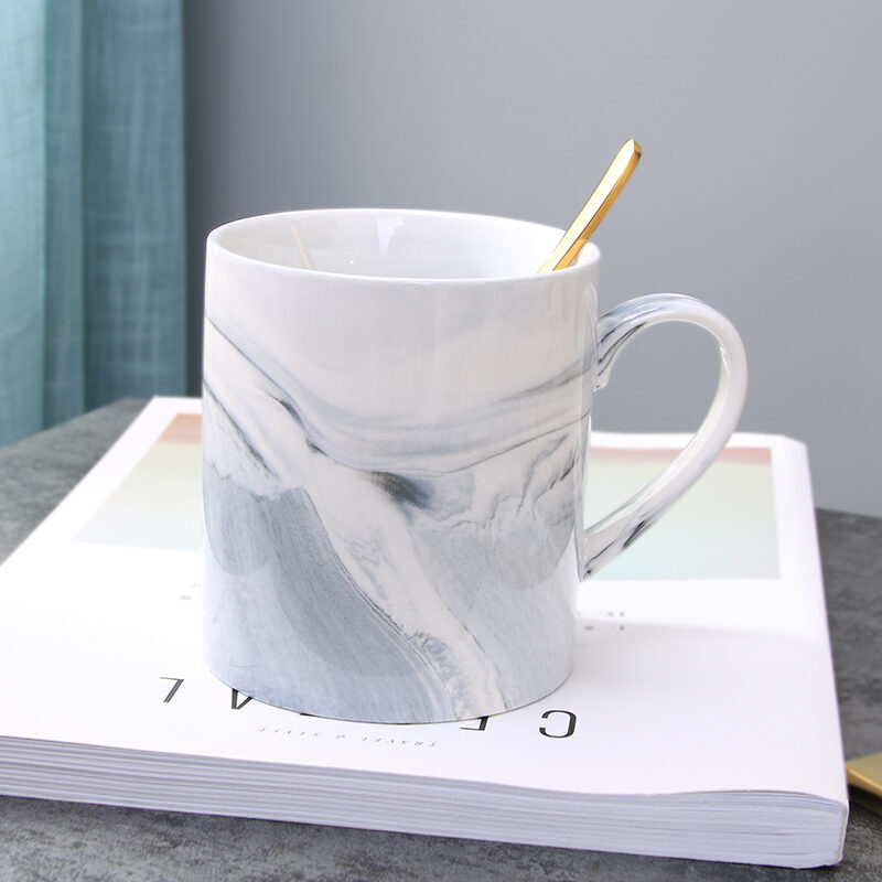 Marble Patterned Ceramic Cup