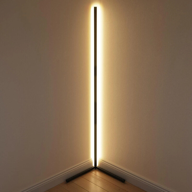 Colorful corner floor lamp