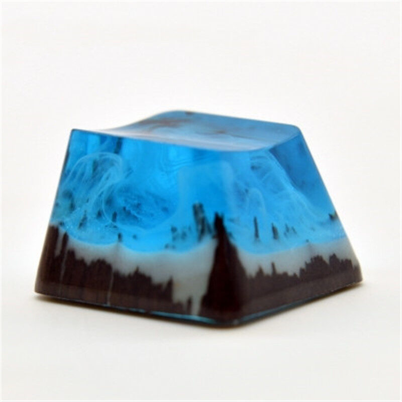 Keycap Qianshan Muxue Resin Wood