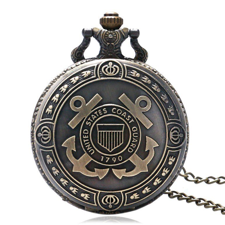 Bronze United States Coast Guard 1790 Theme Pocket