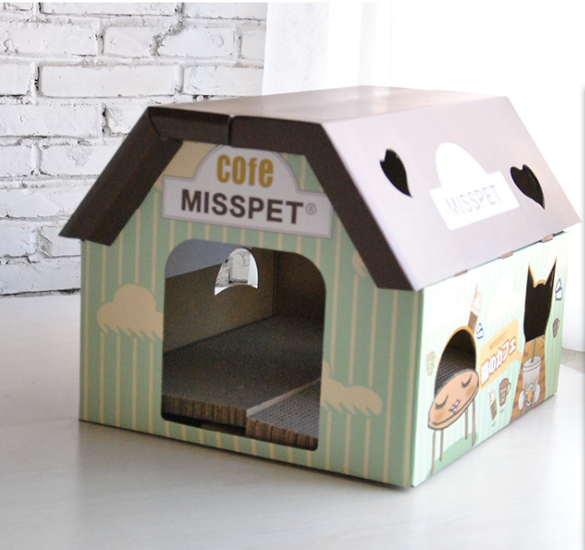 Izakaya coffee house cat scratch board litter toy