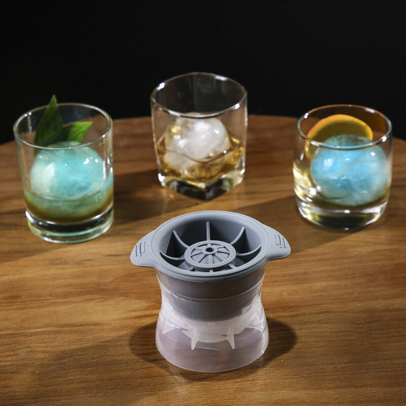 Ball Ice Molds Silicone Spherical Box