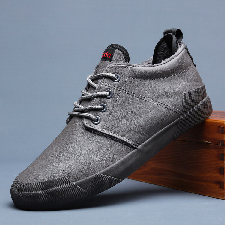 Fashion men shoes lace-up leather casual