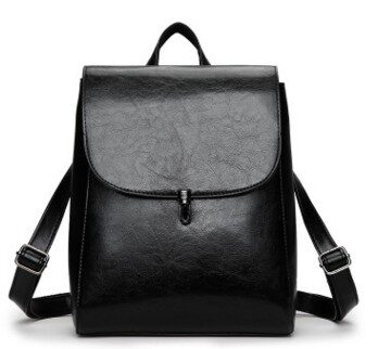 Fashion Woman Backpack Leather Brands Female Backpacks Schoolbag