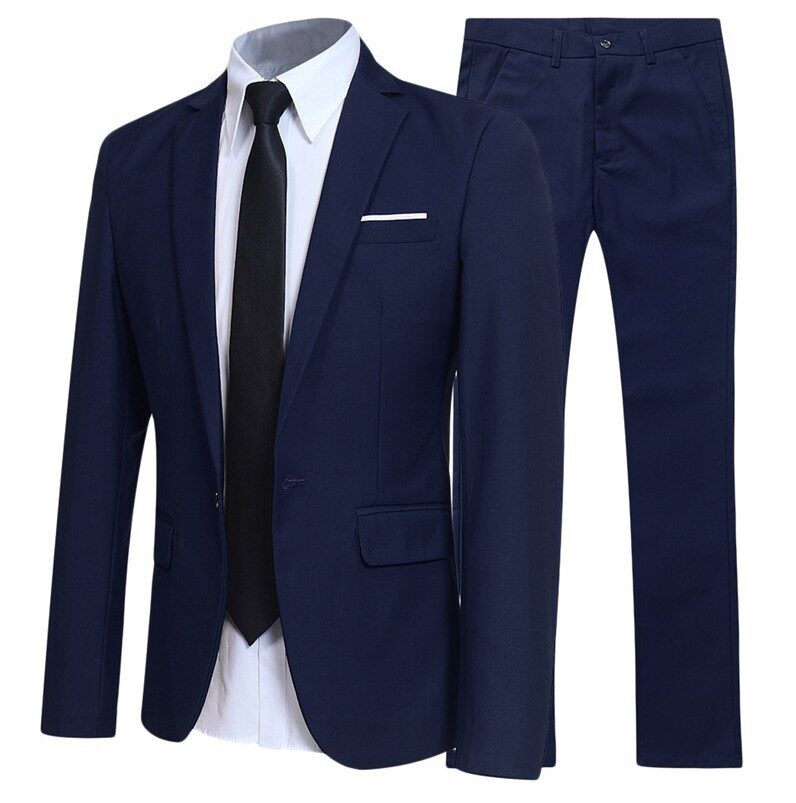 Suit 3-piece Men Get Married In Business