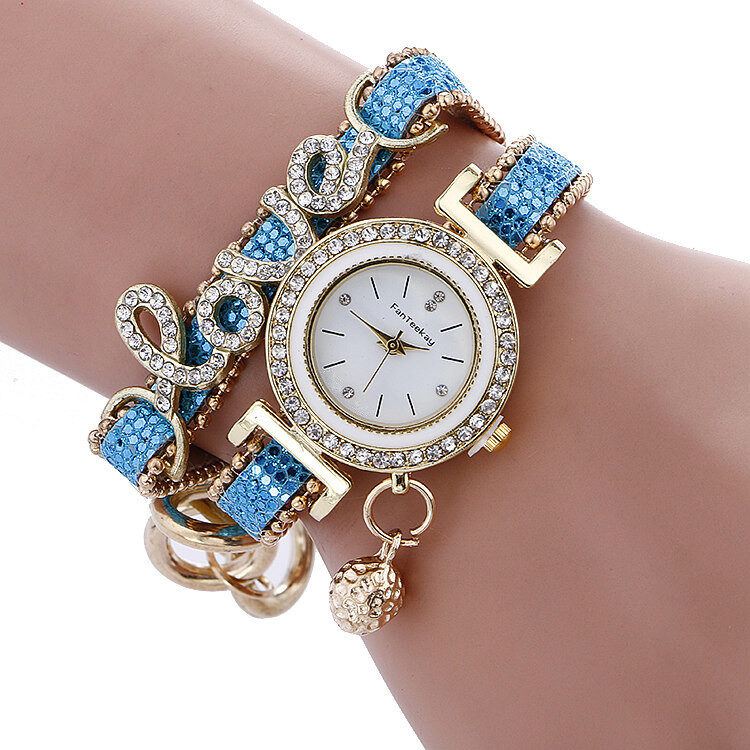 Bracelet watch sequin