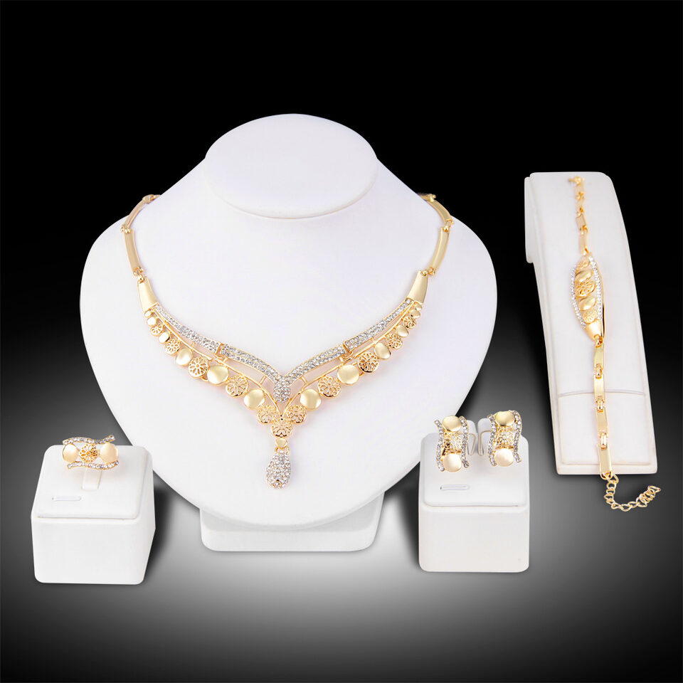 New European And American Exaggerated Jewelry Sets