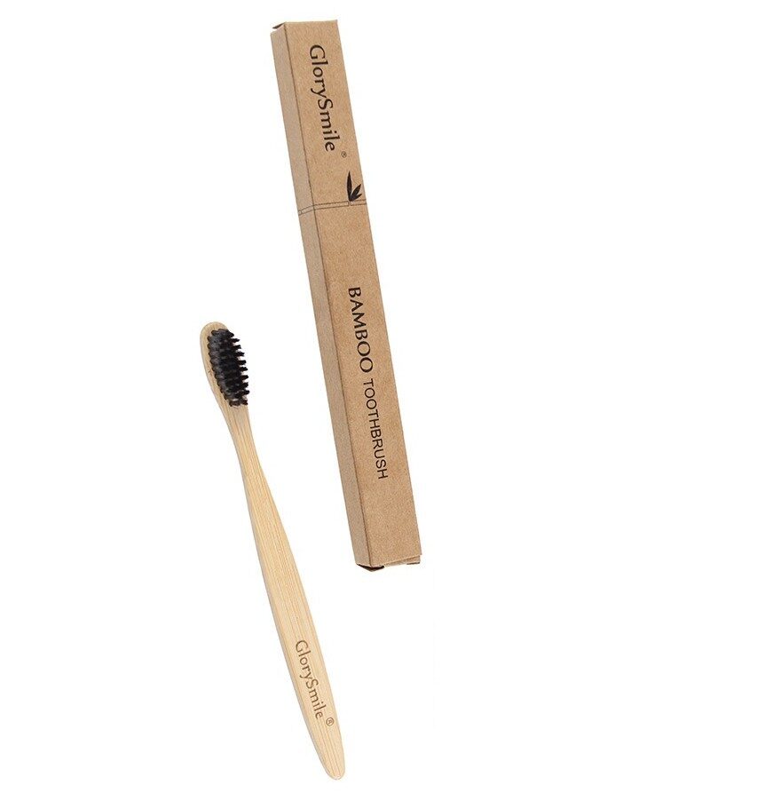 Natural Pure Bamboo Toothbrush Portable Soft Hair Tooth