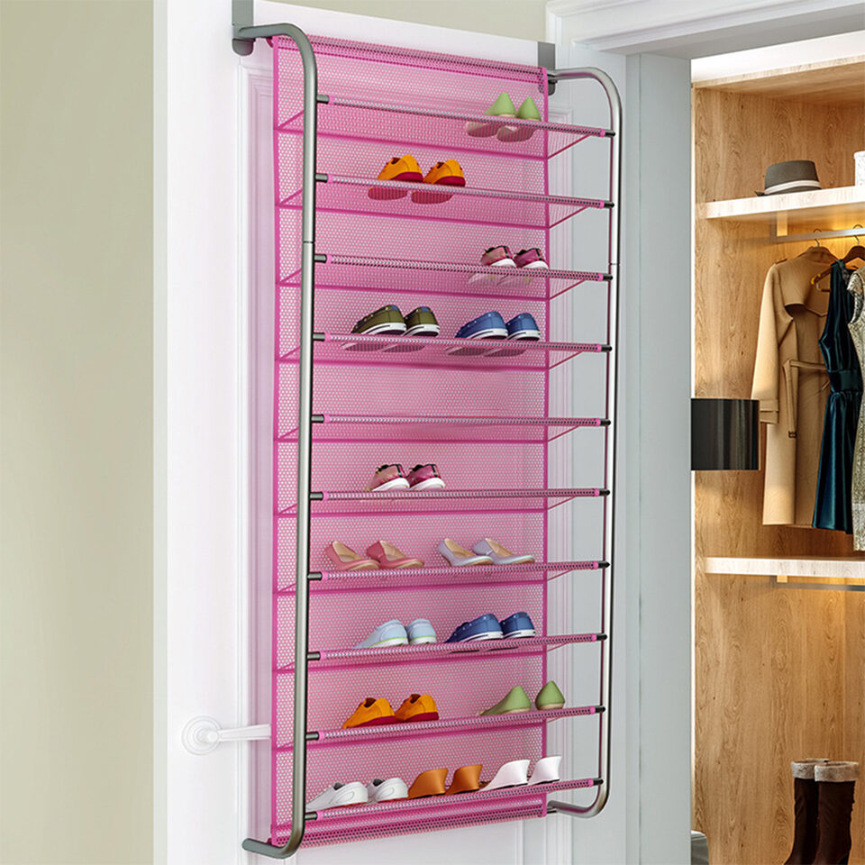 Dormitory storage shoe cabinet rack