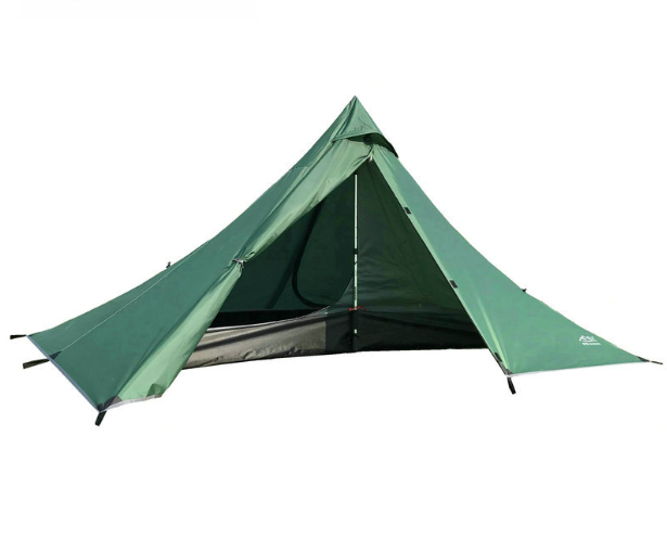 Portable camping pyramid tent single outdoor equipment supplies