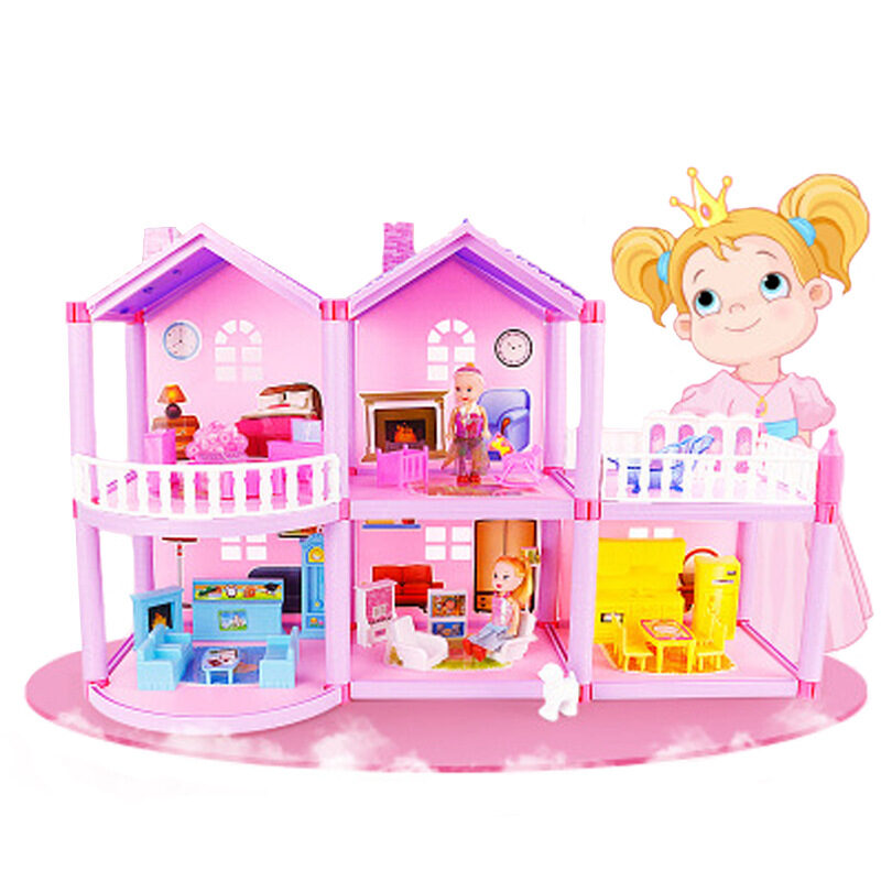 House Doll Villa DIY Assembled